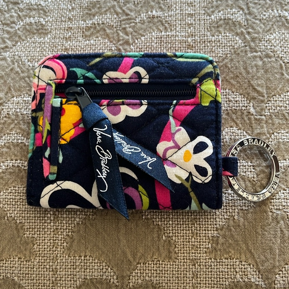 Vera Bradley Blue and Cream Wallet